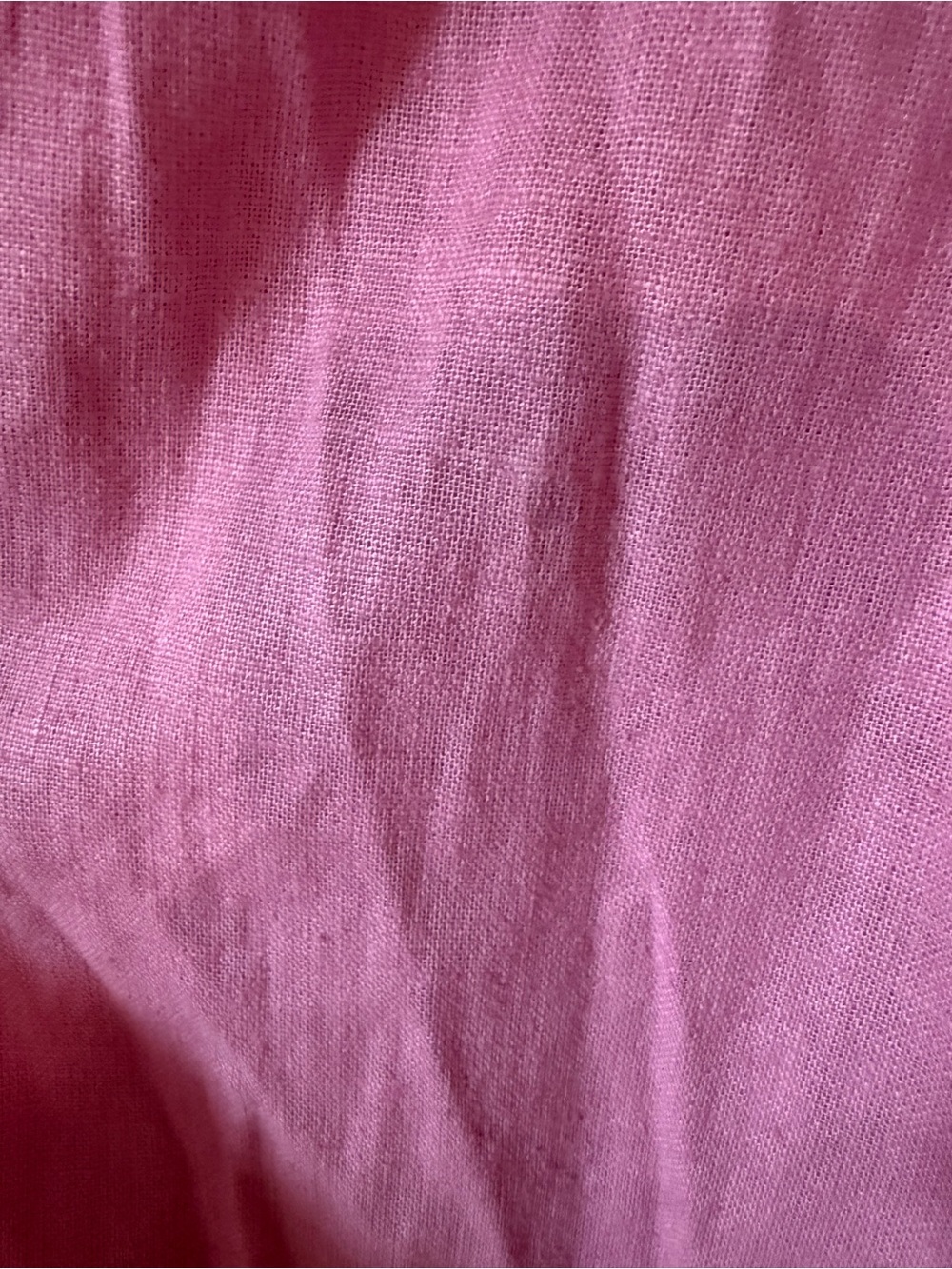 Abercrombie & Fitch Pink Puff-Sleeve Cotton Midi Dress - Picture 3 of 3